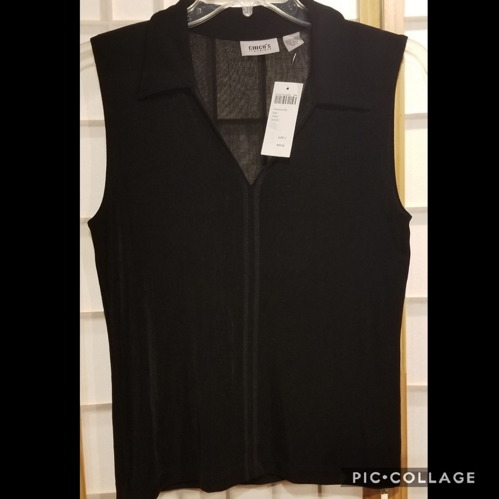 Chico's Travelers Sleeveless Dale Top